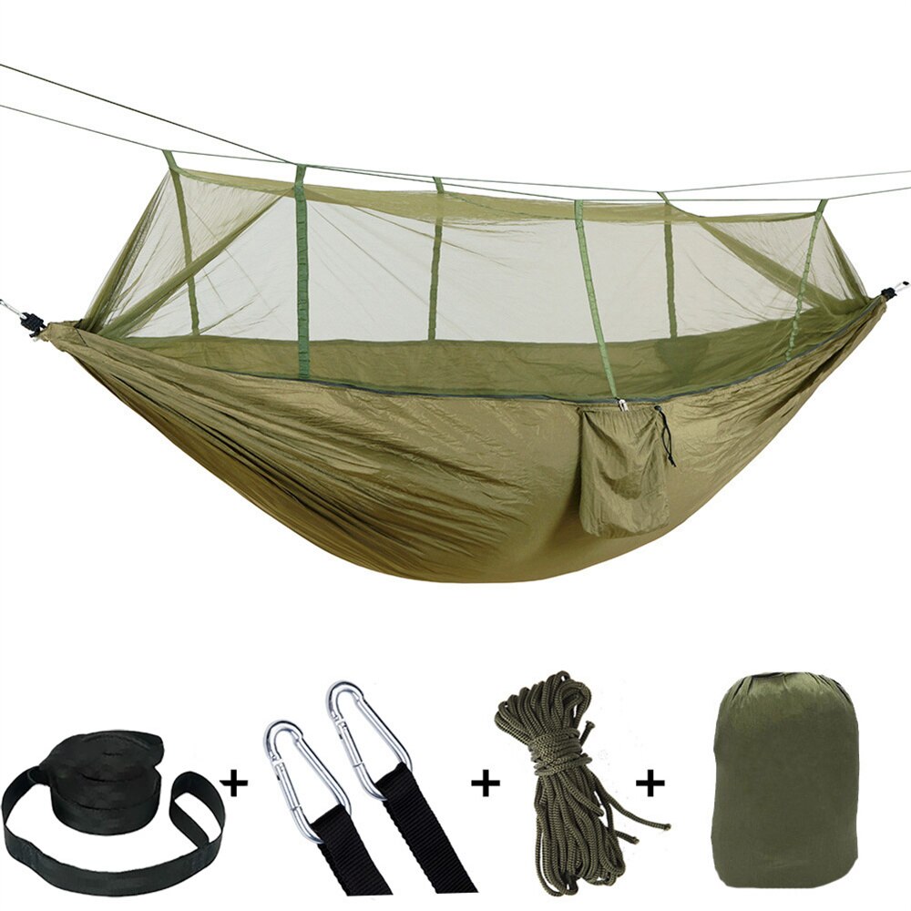 Cheap Goat Tents Parachute Fabric Portable Outdoor Camping Hammock with Mosquito Net  Hanging Swing Sleeping Bed Tree Tent   